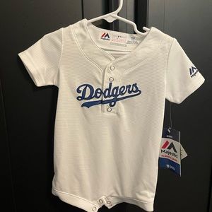 Dodgers Jersey Romper 6/9 mo (NWT)